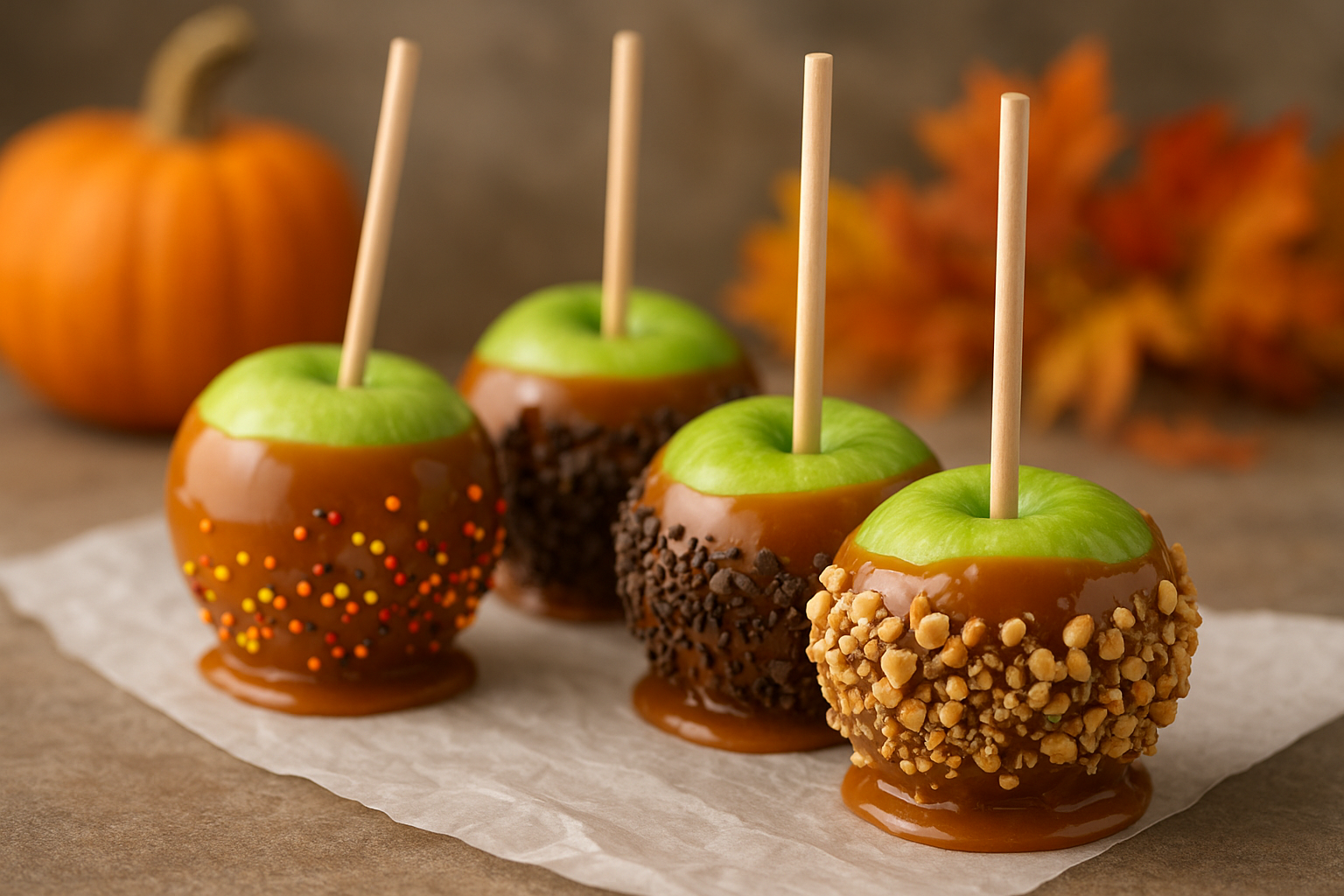 🍎 Fall Fun at Home: Easy Caramel Apples for a Sweet October Treat 🍁